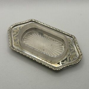 Hammon, Turner & Sons (H.T & S) Vintage Butter Dish, Silver Plated, England